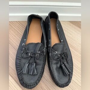 Coach Black Leather Loafers